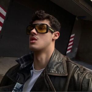 BURBERRY Sunglasses BE4401U 300185 Black/Yellow Men NEW